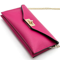 Teodora Italian Leather Evening Clutch Bag - Leather Italiano