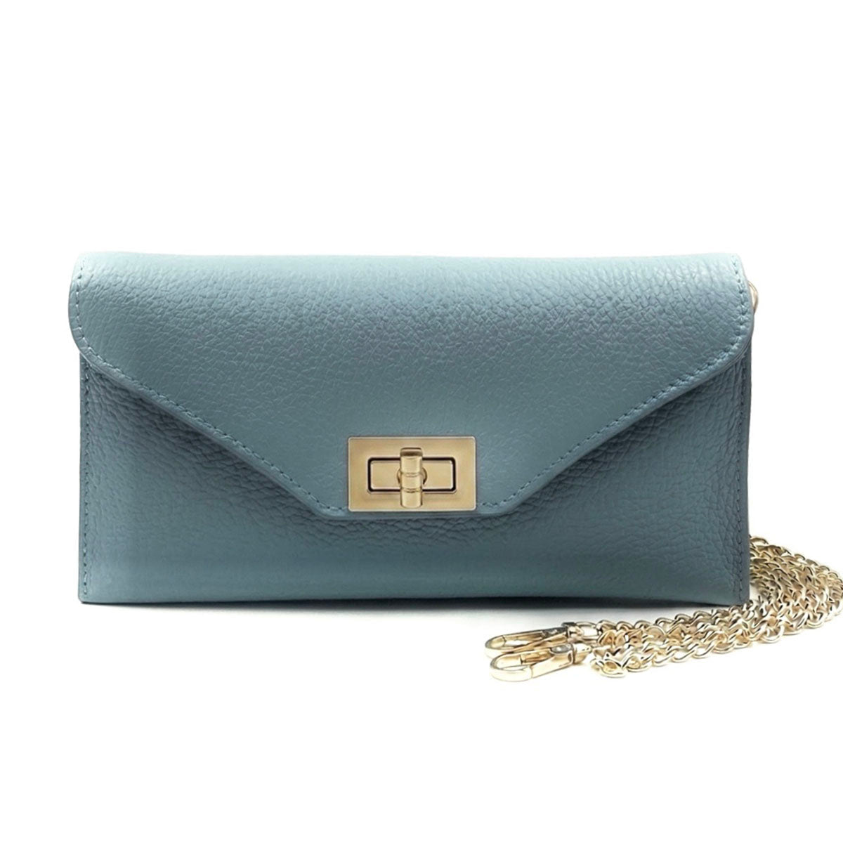 Teodora Italian Leather Evening Clutch Bag - Leather Italiano
