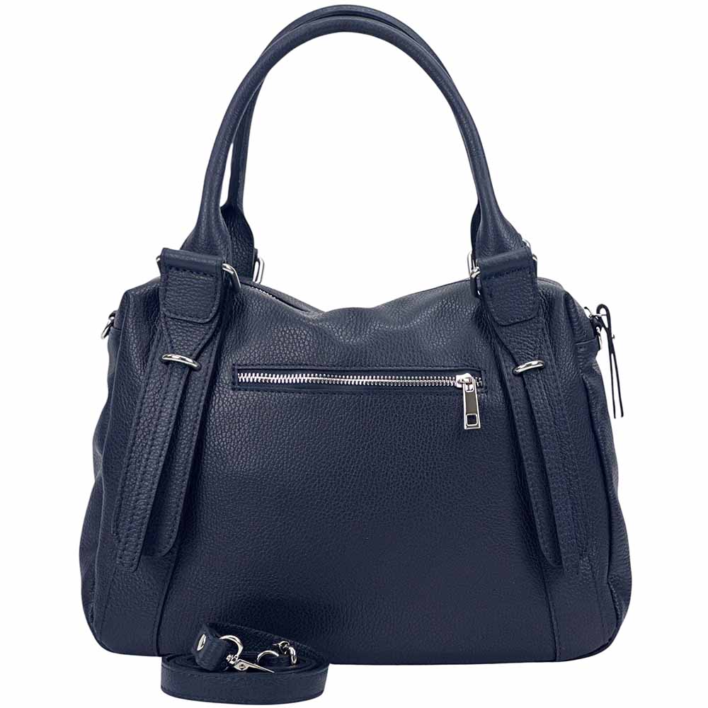 Tina Leather Handbag – Timeless Italian Elegance - Leather Italiano