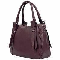 Tina Leather Handbag – Timeless Italian Elegance - Leather Italiano