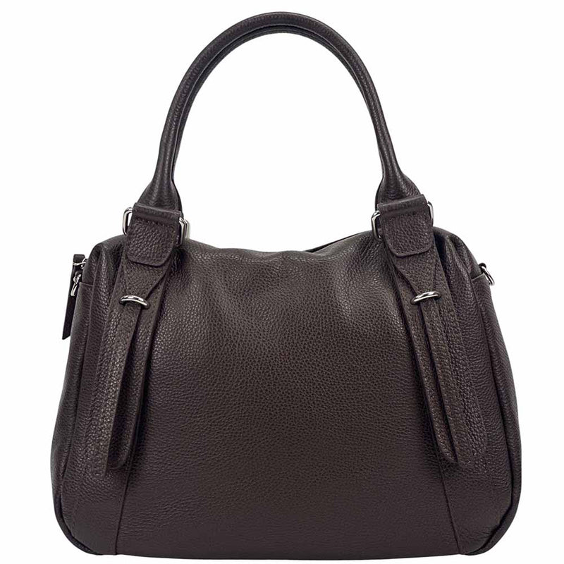 Tina Leather Handbag – Timeless Italian Elegance - Leather Italiano