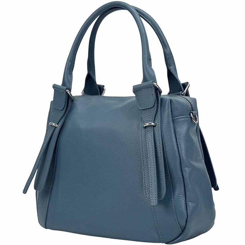 Tina Leather Handbag – Timeless Italian Elegance - Leather Italiano
