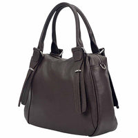 Tina Leather Handbag – Timeless Italian Elegance - Leather Italiano