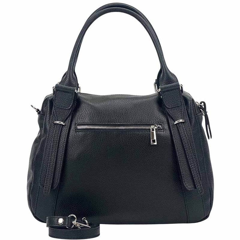 Tina Leather Handbag – Timeless Italian Elegance - Leather Italiano