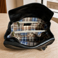 Tosca Hand-Dyed Italian Leather Baguette Bag - Leather Italiano