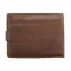 Back view of Trento Small Dark Brown Leather Wallet