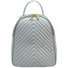 Tuscany Quilted Italian Leather Backpack | Chevron Pattern Everyday Bag - Leather Italiano