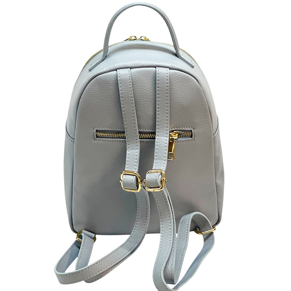 Tuscany Quilted Italian Leather Backpack | Chevron Pattern Everyday Bag - Leather Italiano