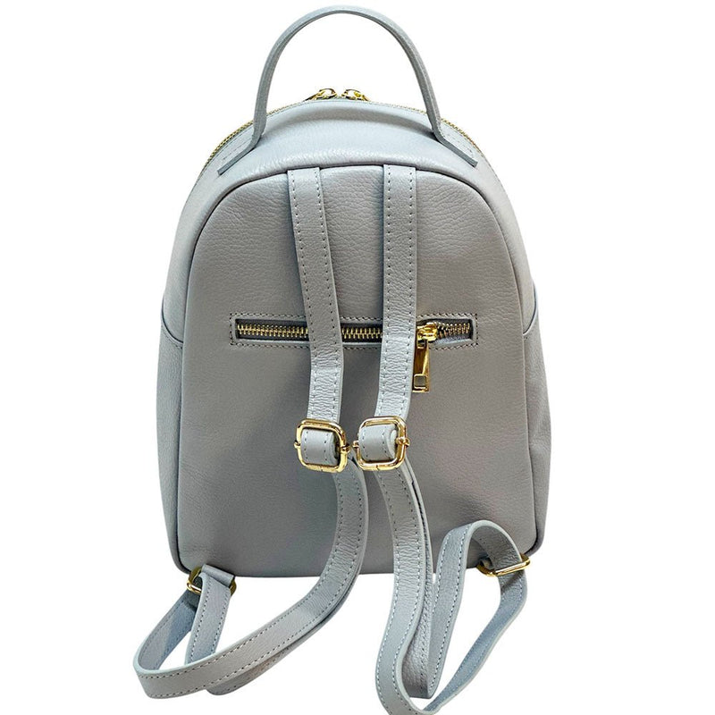 Tuscany Quilted Italian Leather Backpack | Chevron Pattern Everyday Bag - Leather Italiano