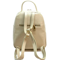 Tuscany Quilted Italian Leather Backpack | Chevron Pattern Everyday Bag - Leather Italiano