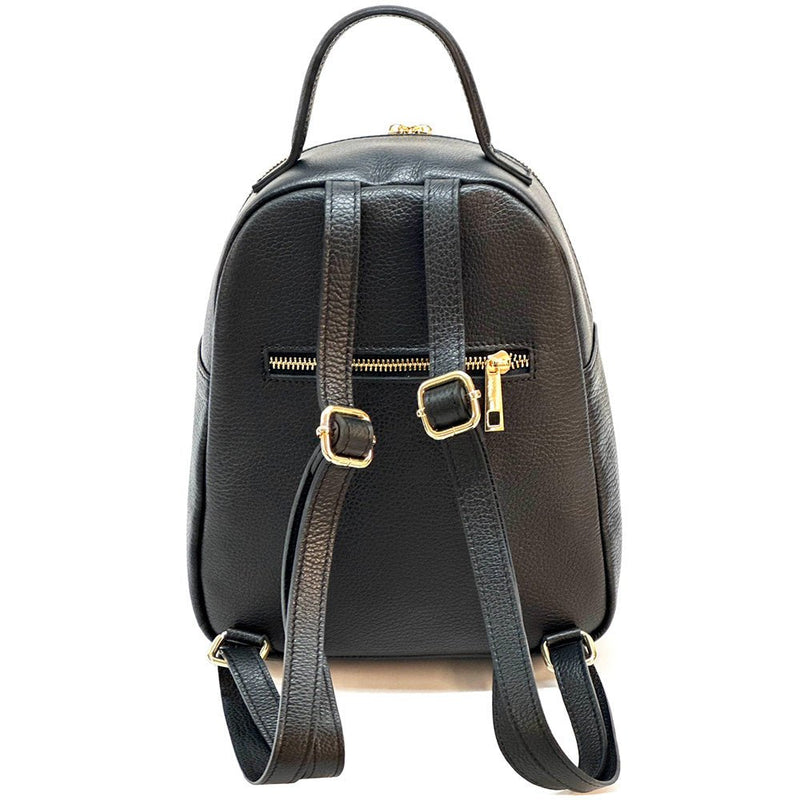 Tuscany Quilted Italian Leather Backpack | Chevron Pattern Everyday Bag - Leather Italiano