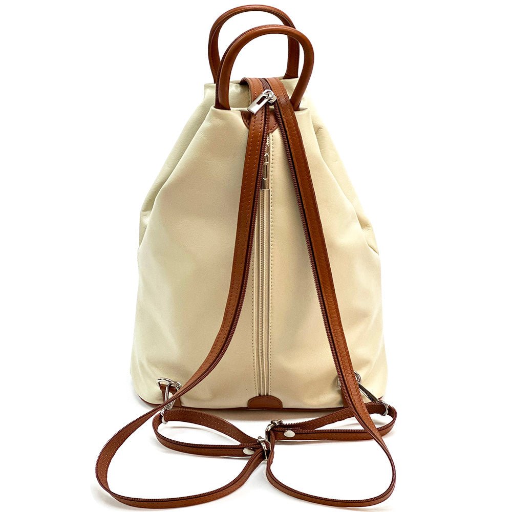 Vanna Leather Backpack - Leather Italiano