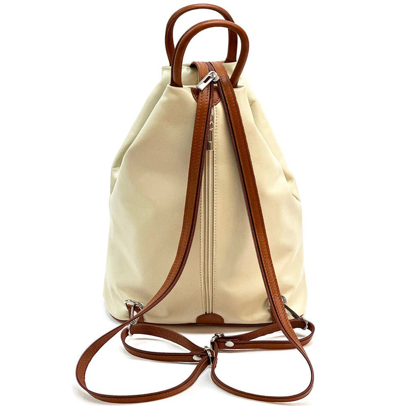 Vanna Leather Backpack - Leather Italiano