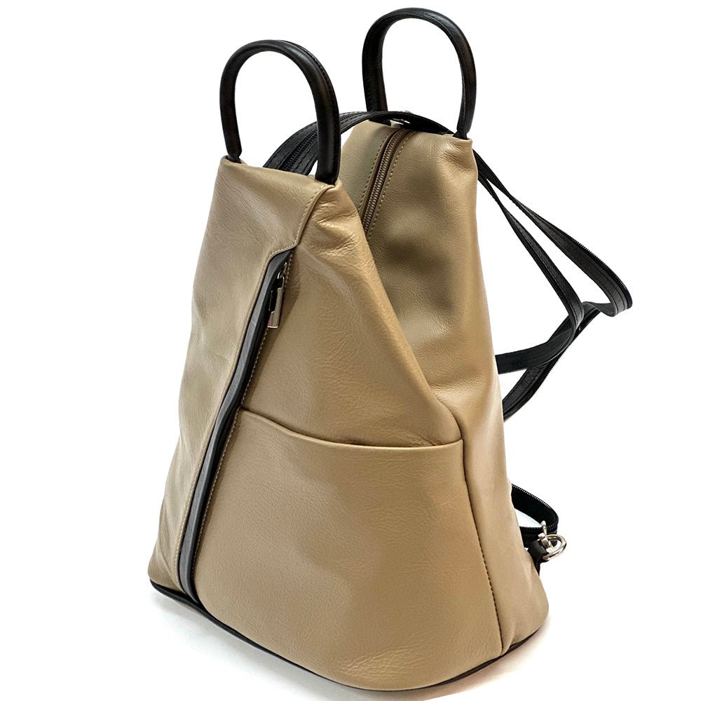 Vanna Leather Backpack - Leather Italiano