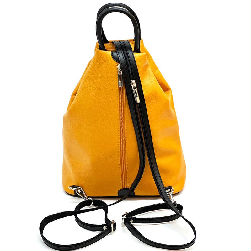 Vanna Leather Backpack - Leather Italiano