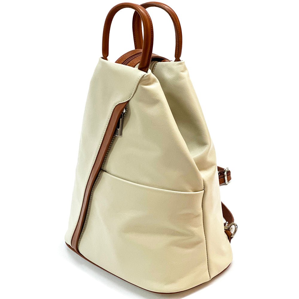 Vanna Leather Backpack - Leather Italiano