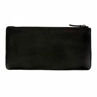 front view of the ventimiglia black leather phone case