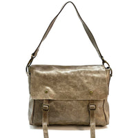 Violetta Italian Suede Messenger Bag – Crossbody & Shoulder Style (Handmade in Florence) - Leather Italiano