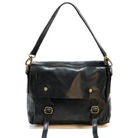 Violetta Italian Suede Messenger Bag – Crossbody & Shoulder Style (Handmade in Florence) - Leather Italiano