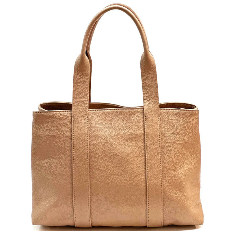 Vita Italian Leather Tote Bag for Women | Spacious Work & Everyday Carryall - Leather Italiano