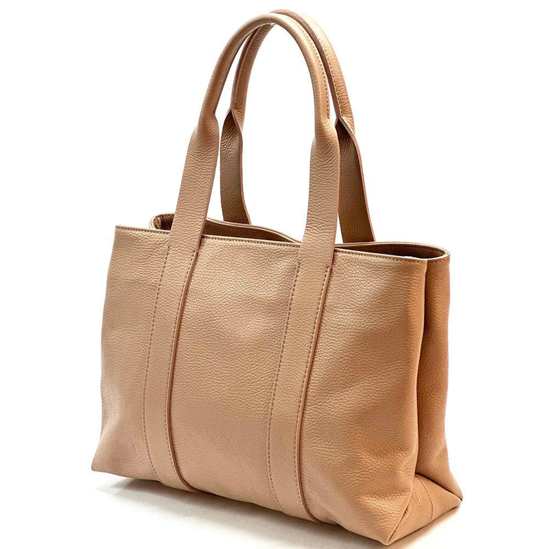 Vita Italian Leather Tote Bag for Women | Spacious Work & Everyday Carryall - Leather Italiano
