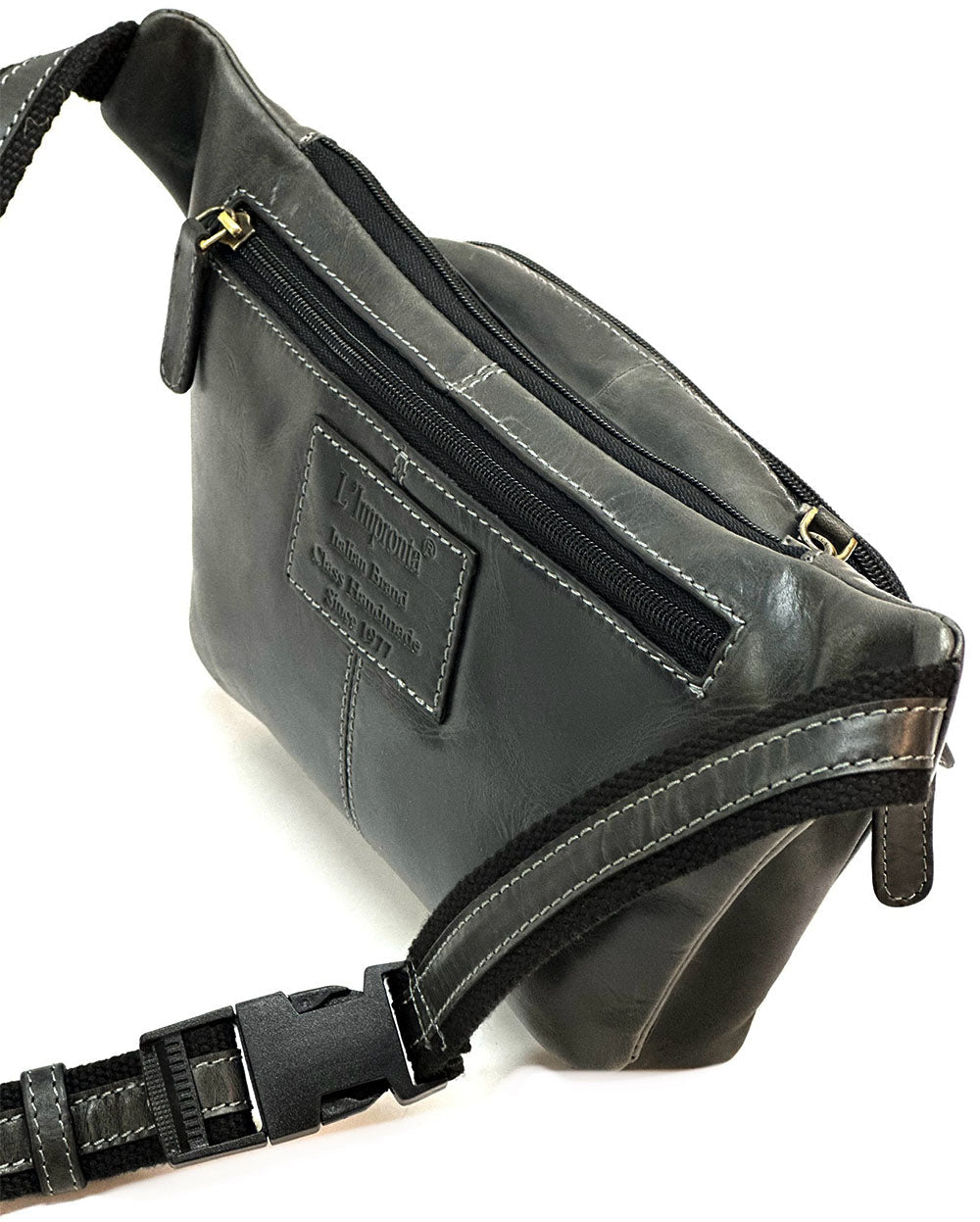 Vivaldo Cow Leather Waist Bag - Leather Italiano