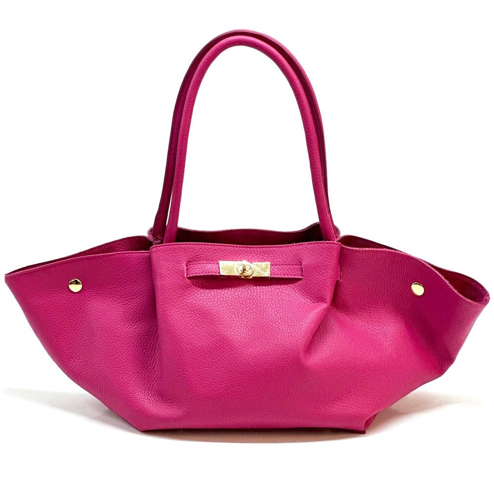 Vivara Italian Leather Tote Bag - Leather Italiano