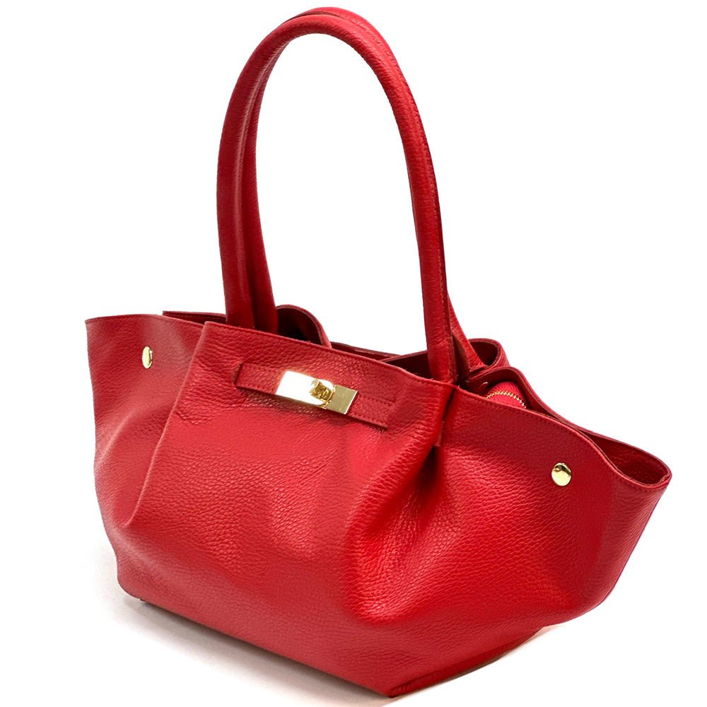 Vivara Italian Leather Tote Bag - Leather Italiano