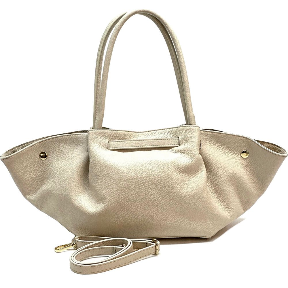 Vivara Italian Leather Tote Bag - Leather Italiano