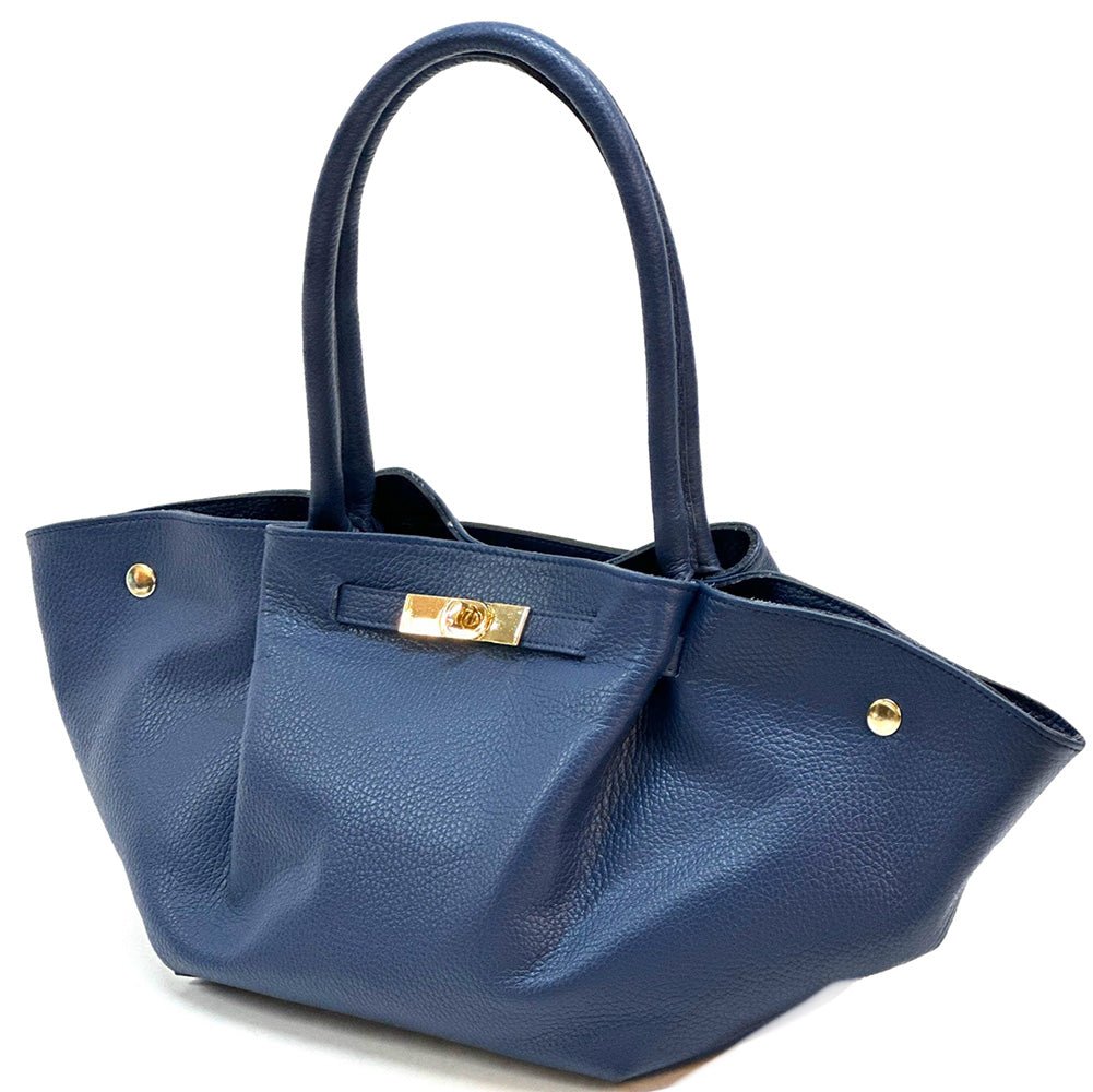 Vivara Italian Leather Tote Bag - Leather Italiano