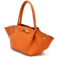 Vivara Italian Leather Tote Bag - Leather Italiano