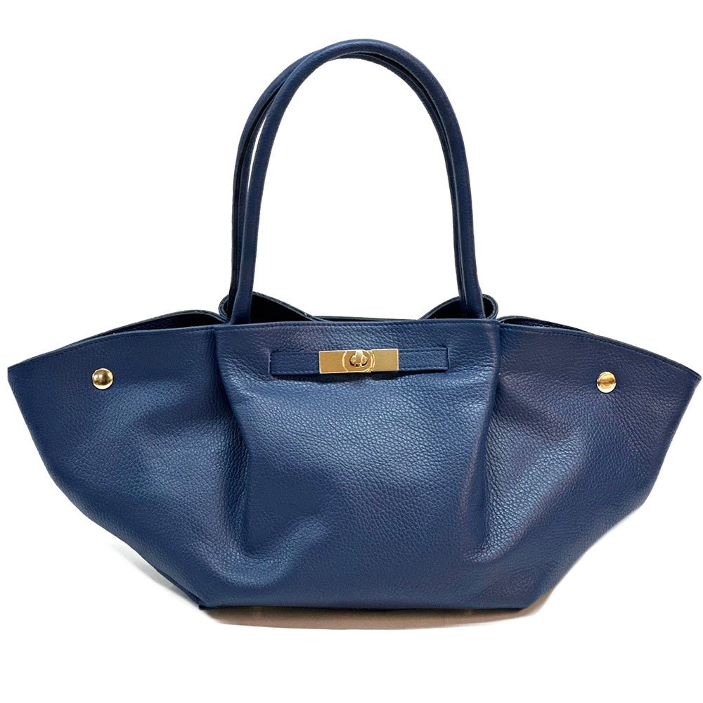 Vivara Italian Leather Tote Bag - Leather Italiano
