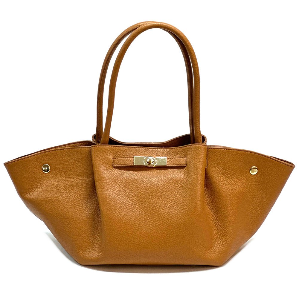 Vivara Italian Leather Tote Bag - Leather Italiano