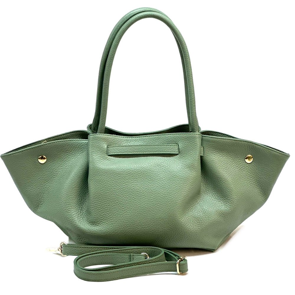 Vivara Italian Leather Tote Bag - Leather Italiano