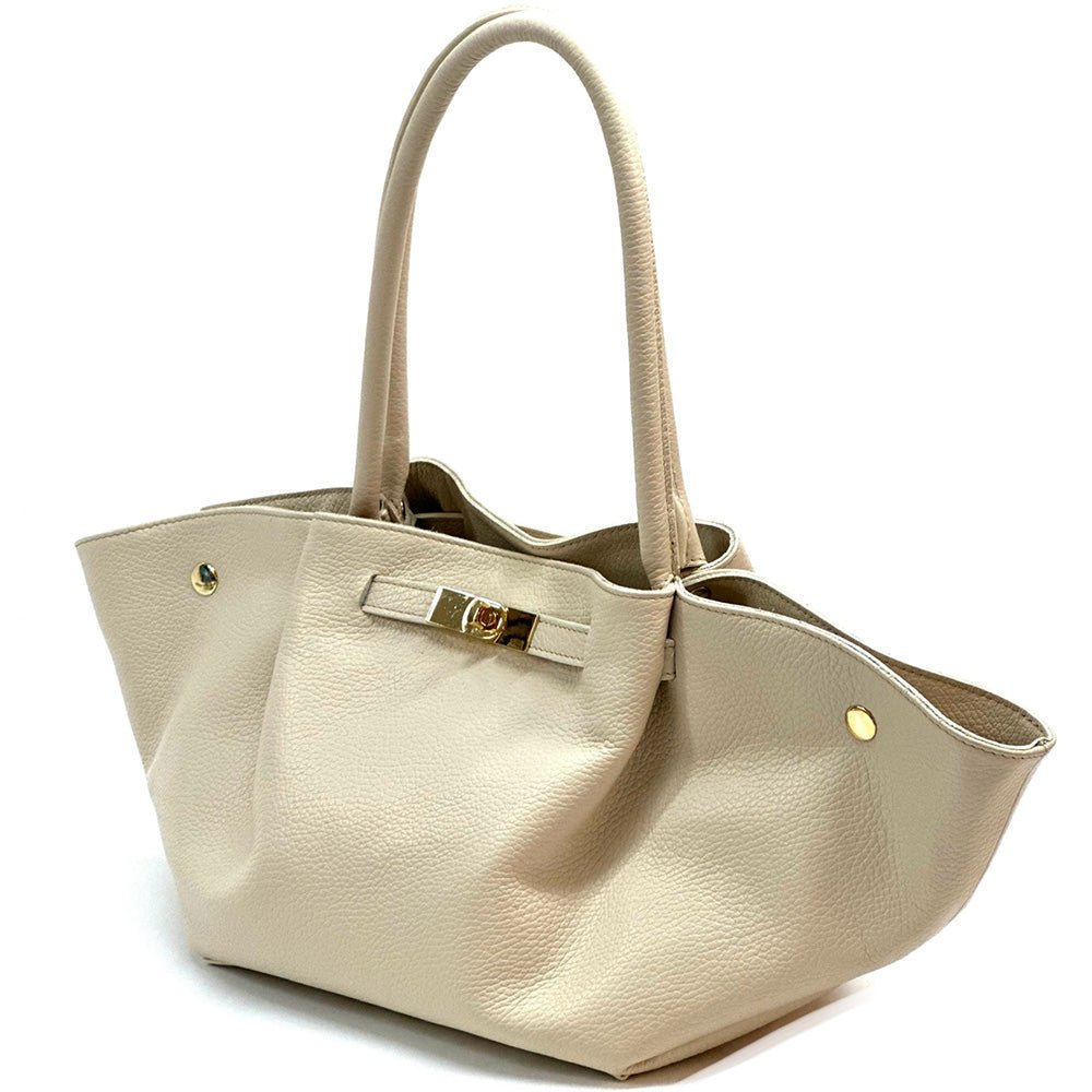 Vivara Italian Leather Tote Bag - Leather Italiano