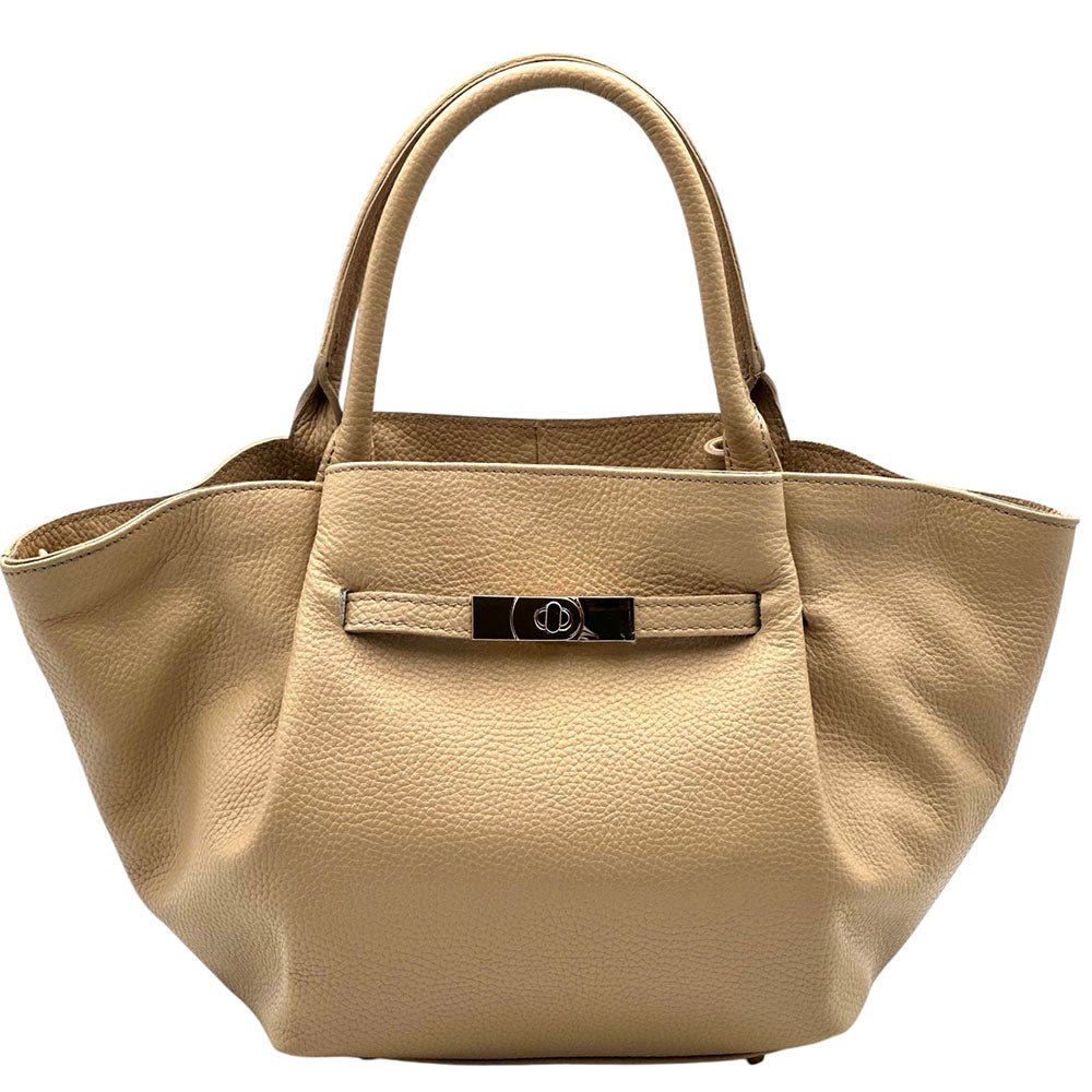 Vivara Soft Leather Tote Bag - Leather Italiano