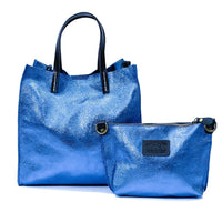 Zama MM Italian Suede Calfskin Tote Bag - Leather Italiano