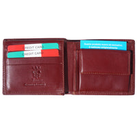 Leather wallet with coin pocket for mens-2