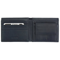 Salvatore mens black leather wallet