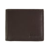 Primo mens dark brown leather wallet