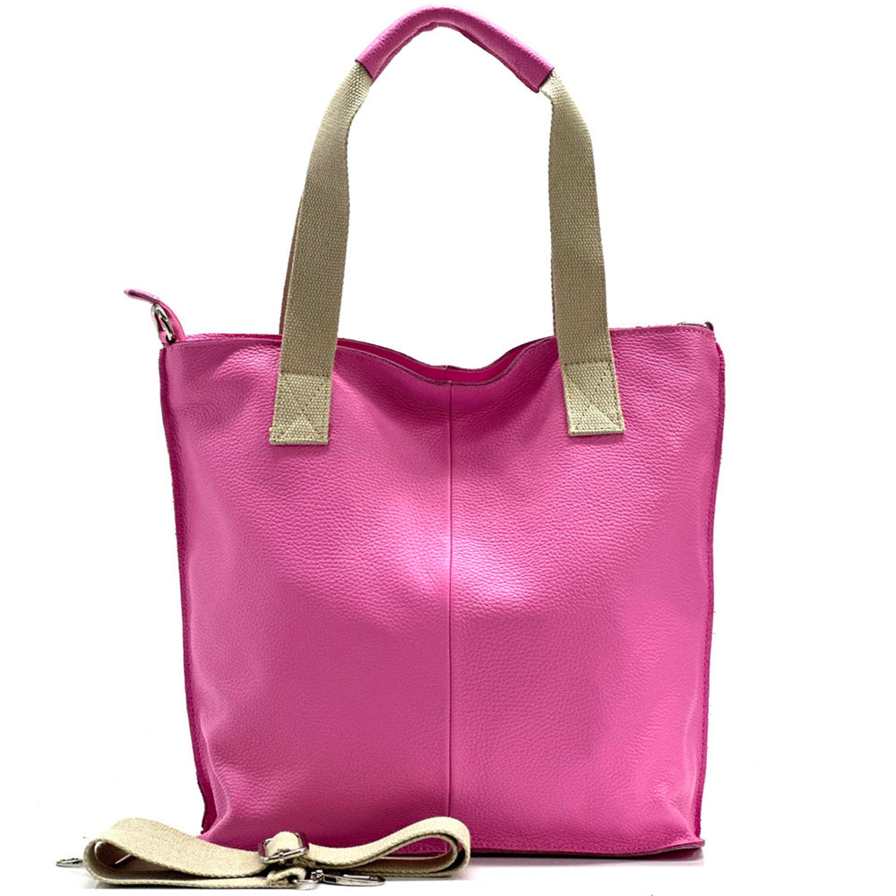 The Zelina Tote Bag showcasing its size and style.