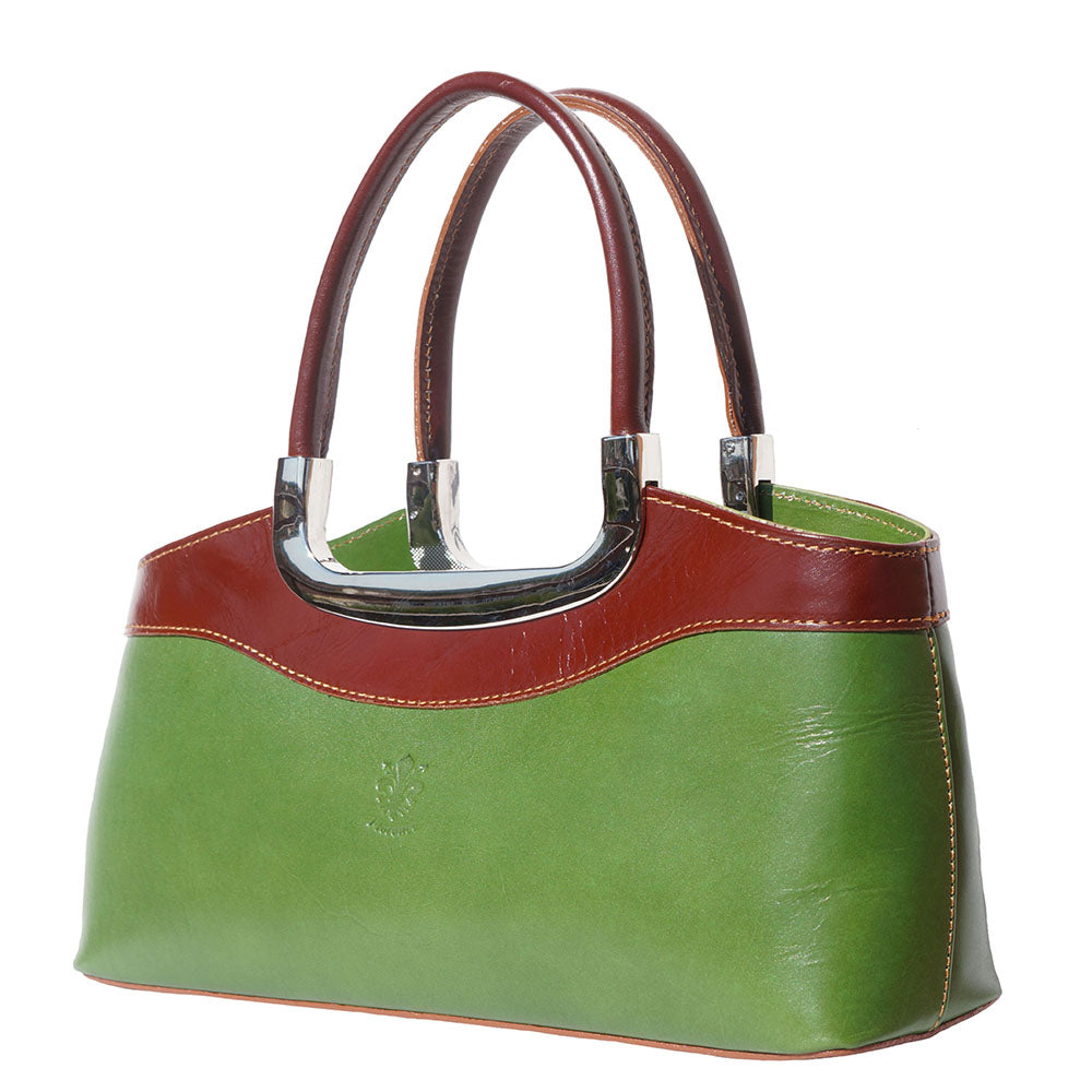 Eleganza Green leather purse
