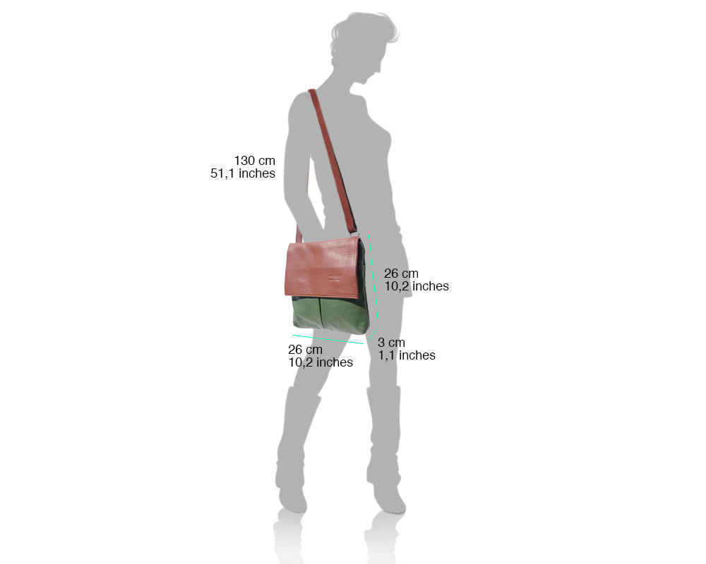Oriana leather shoulder bag-6