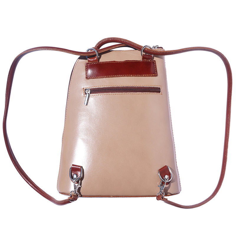 Daria Leather backpack-shoulder bag-1