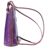 Daria Leather backpack-shoulder bag-3