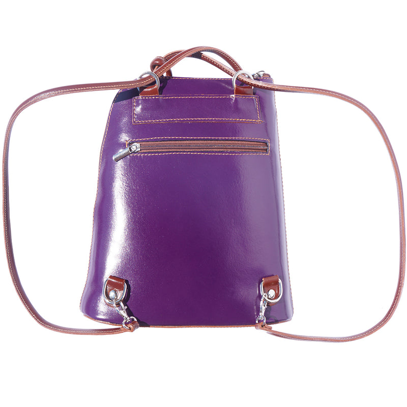 Daria Leather backpack-shoulder bag-4