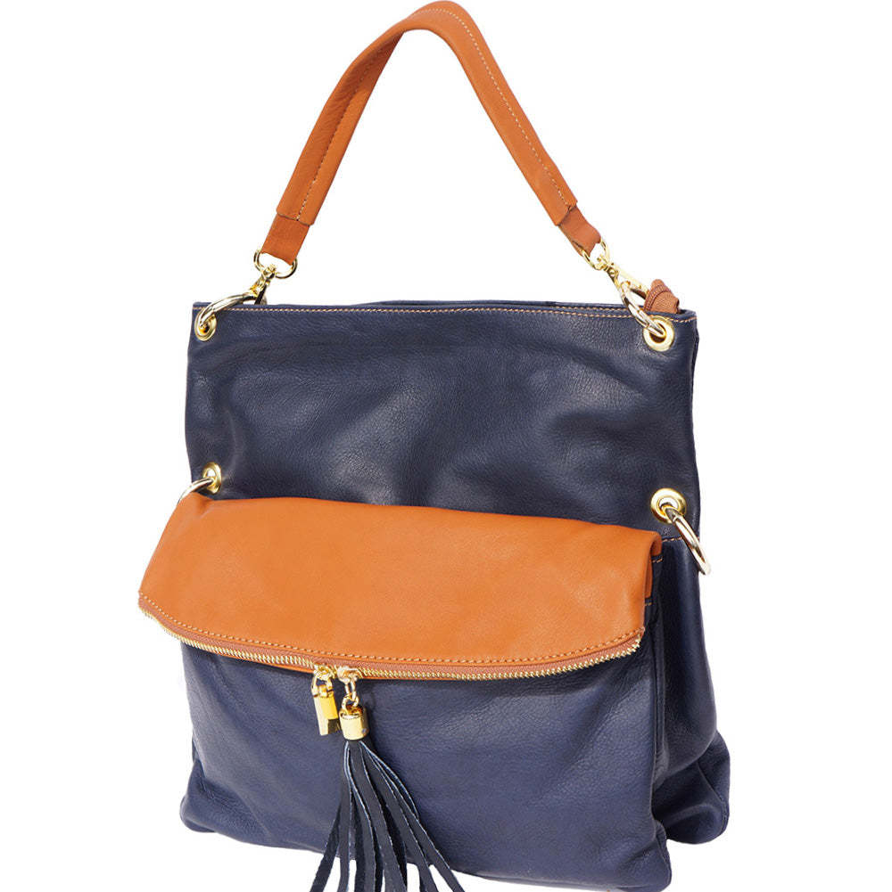 Monica leather shoulder bag-2