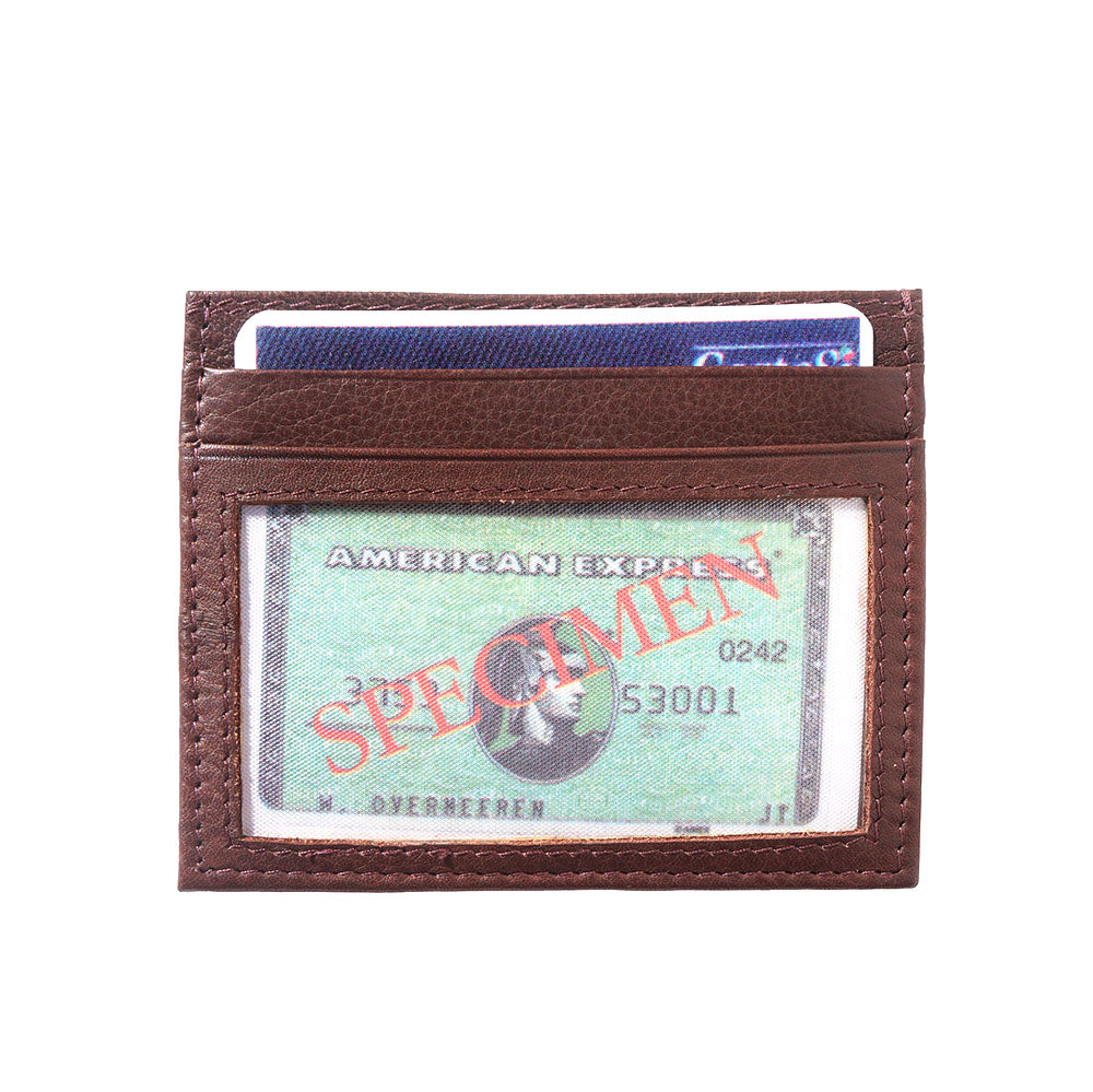 Credit card holder with transparent window-3