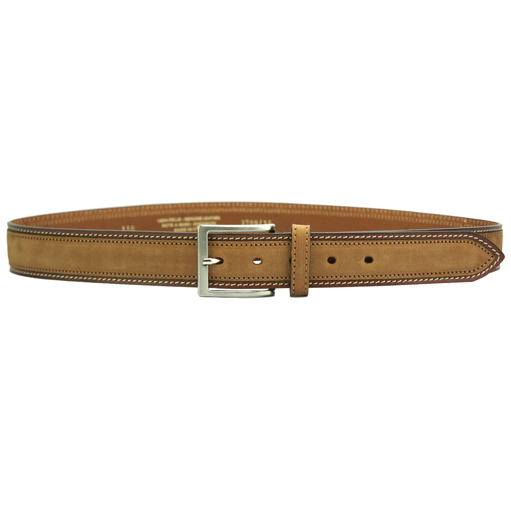 Italo Men’s tan Italian leather belt