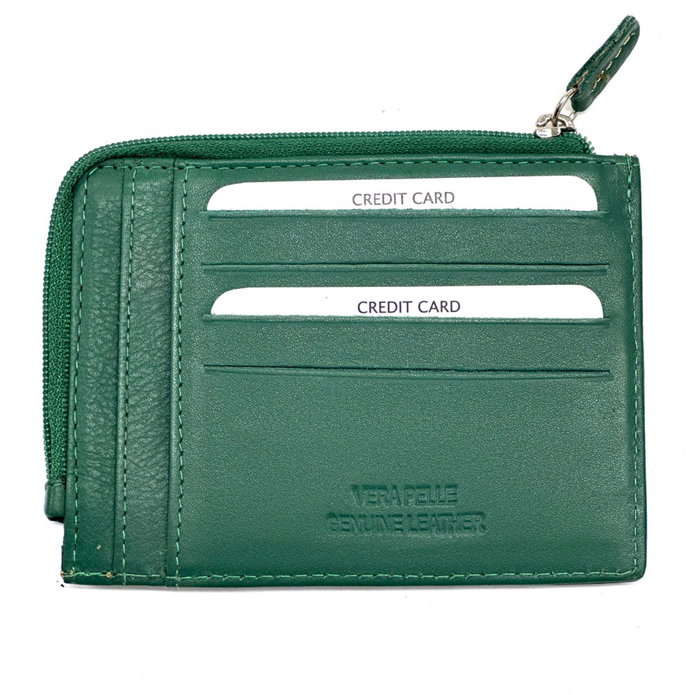 Swami Card Holder with Zip-16